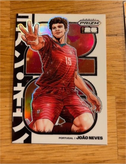 2026 Panini Prizm FIFA World Cup Manga #21 João Neves — front