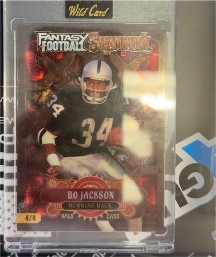2026 Wild Card Fantasy Football Steampunk #4/4 Bo Jackson — front
