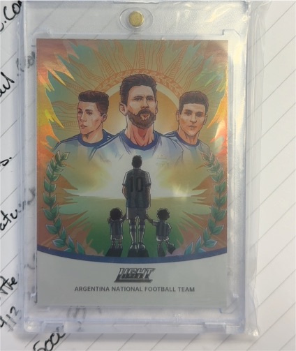 2022 FansMall Light Argentina National Football Team Lionel Messi #2 SSP — front