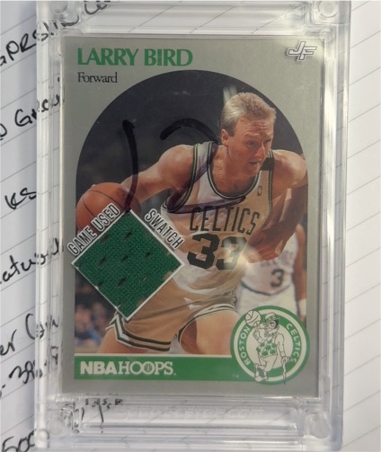 1990-91 NBA Hoops #39 Larry Bird — front