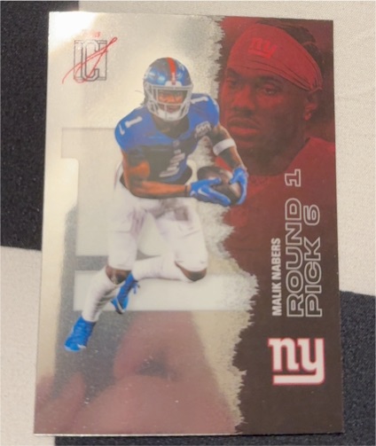 2025 Topps Signature Class #40 Malik Nabers — front