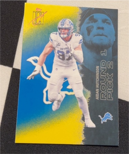 2025 Topps Signature Class #74 Aidan Hutchinson — front