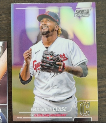 2022 Topps Stadium Club Chrome #318 Emmanuel Clase — front