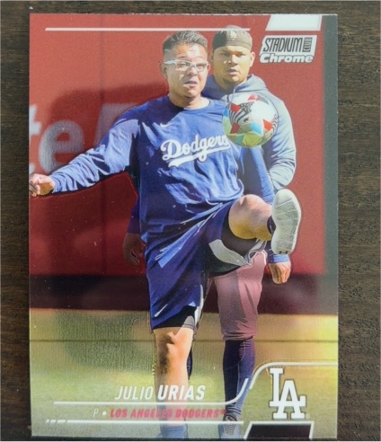 2022 Topps Stadium Club Chrome #166 Julio Urias — front