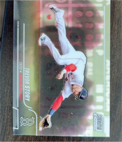 2022 Topps Stadium Club Chrome #245 Trevor Story — front