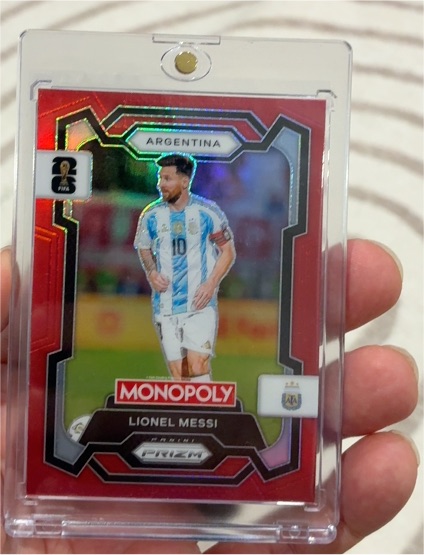 2026 Panini Prizm Monopoly #1 Lionel Messi — front