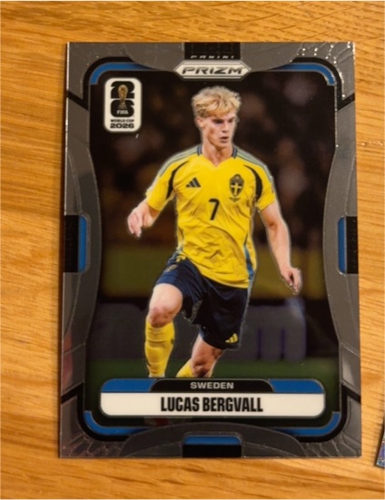 2026 Panini Prizm FIFA World Cup #497 Lucas Bergvall — front