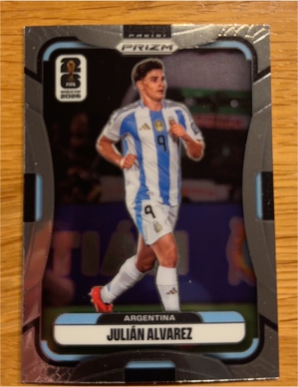 2026 Panini Prizm FIFA World Cup #1 Julián Alvarez — front