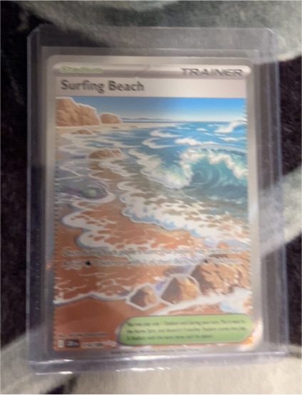 2022 Pokémon Chaos Rising #114 Surfing Beach — front