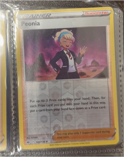 2021 Pokémon SWSH06: Chilling Reign #149 Peonia — front