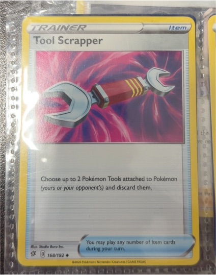 2020 Pokémon Rebel Clash #168 Tool Scrapper — front