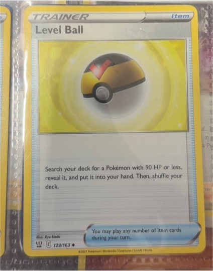 2021 Pokémon TCG Battle Styles #129 Level Ball — front
