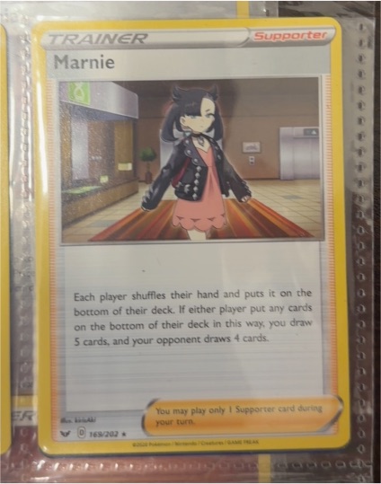 2020 Pokémon #169 Marnie — front
