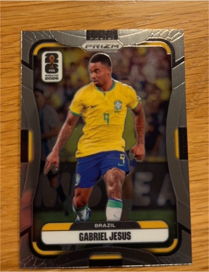 2026 Panini Prizm FIFA World Cup #95 Gabriel Jesus — front
