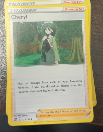 2021 Pokémon Sword & Shield Battle Styles #123 Cheryl — front