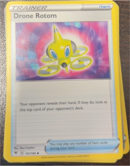 2020 Pokémon Vivid Voltage #151 Drone Rotom — front