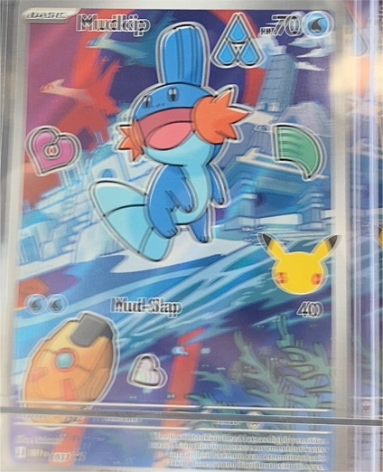 2026 Pokémon TCG 057 Mudkip First Partner Illustration Rare 30th Anniversary — front