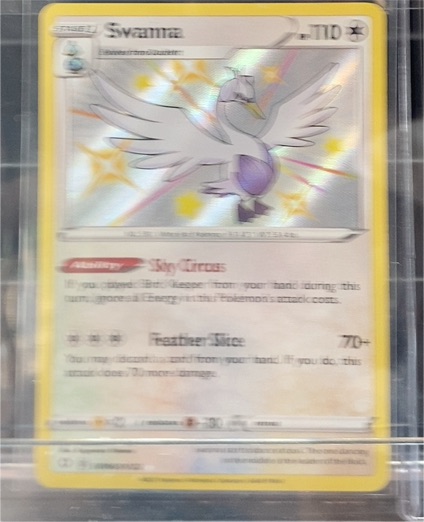 2021 Pokémon Shining Fates #SV096 Swanna — front