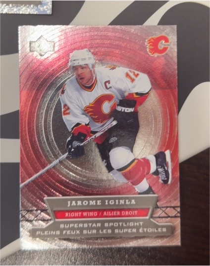 2007-08 Upper Deck McDonald's Superstar Spotlight #SS7 Jarome Iginla — front