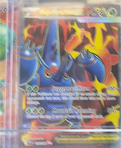 Mega Heracross ex 108/094 Me02: Phantasmal Flames — front