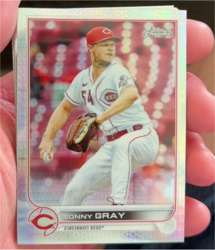 2022 Topps Chrome Prism Refractor #76 Sonny Gray — front