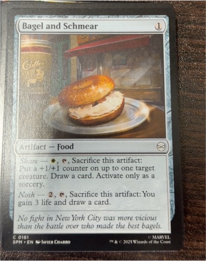 2025 Magic: The Gathering #161 Bagel and Schmear — front