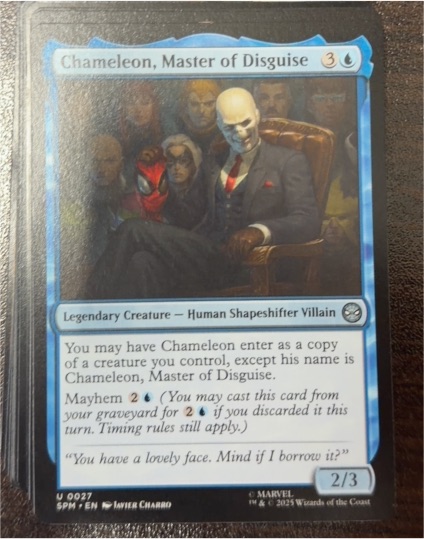 2025 MTG Marvel Spider-Man #0027 Chameleon, Master of Disguise — front