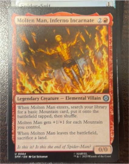 2025 Marvel's Spider-Man #84 Molten Man, Inferno Incarnate — front