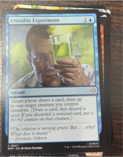 2025 Magic: The Gathering #47 Unstable Experiment — front
