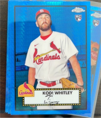 2021 Topps Chrome Platinum Anniversary #92 Kodi Whitley Rookie — front