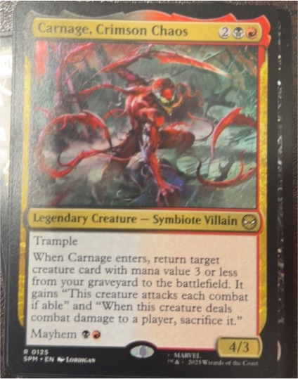 2025 Magic: The Gathering #125 Carnage, Crimson Chaos — front