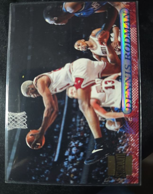 1996-97 Topps Stadium Club #130 Dennis Rodman — front