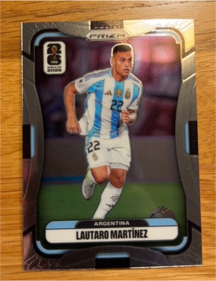2026 Panini Prizm FIFA World Cup #9 Lautaro Martínez — front