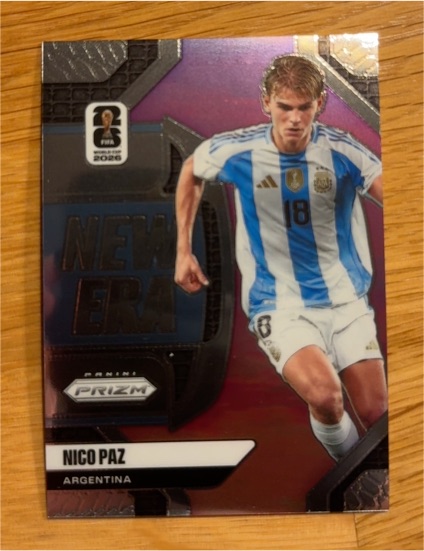 2026 Panini Prizm FIFA World Cup New Era #7 Nico Paz — front