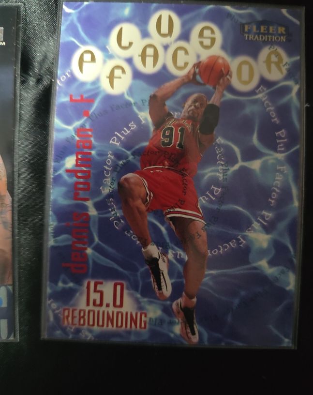 1998-99 Fleer Tradition Plus Factor #139 Dennis Rodman — front