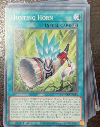 2020 Yu-Gi-Oh! DOOD-EN086 Hunting Horn — front