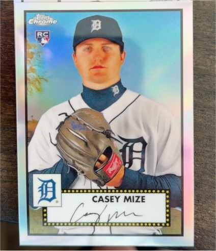 2021 Topps Chrome Platinum Anniversary #18 Casey Mize — front