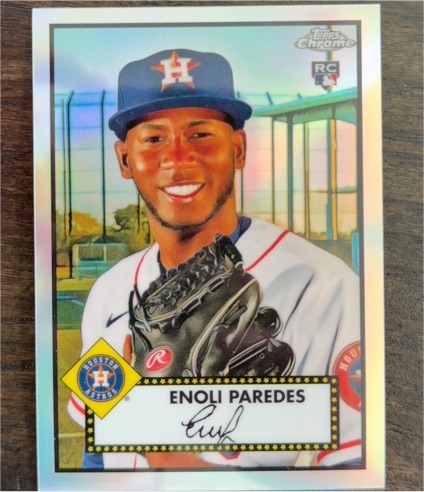 2021 Topps Chrome Platinum Anniversary #57 Enoli Paredes — front