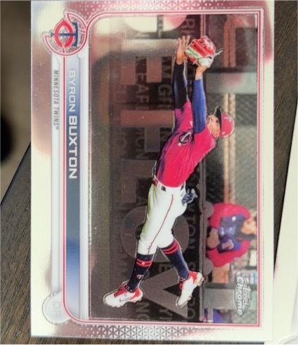 2022 Topps Chrome #174 Byron Buxton — front