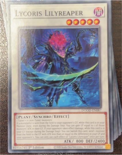 2016 Yu-Gi-Oh! DOOD-EN087 Lycoris Lilyreaper — front