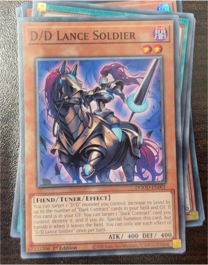 2020 Yu-Gi-Oh! DOOD-EN001 D/D Lance Soldier — front