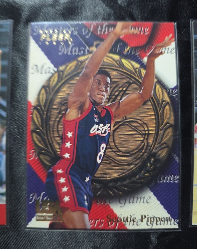 1996 Fleer USA Basketball #37 Scottie Pippen Masters of the Game — front