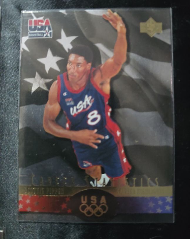 1996 Upper Deck USA SP Career Statistics #S7 Scottie Pippen — front