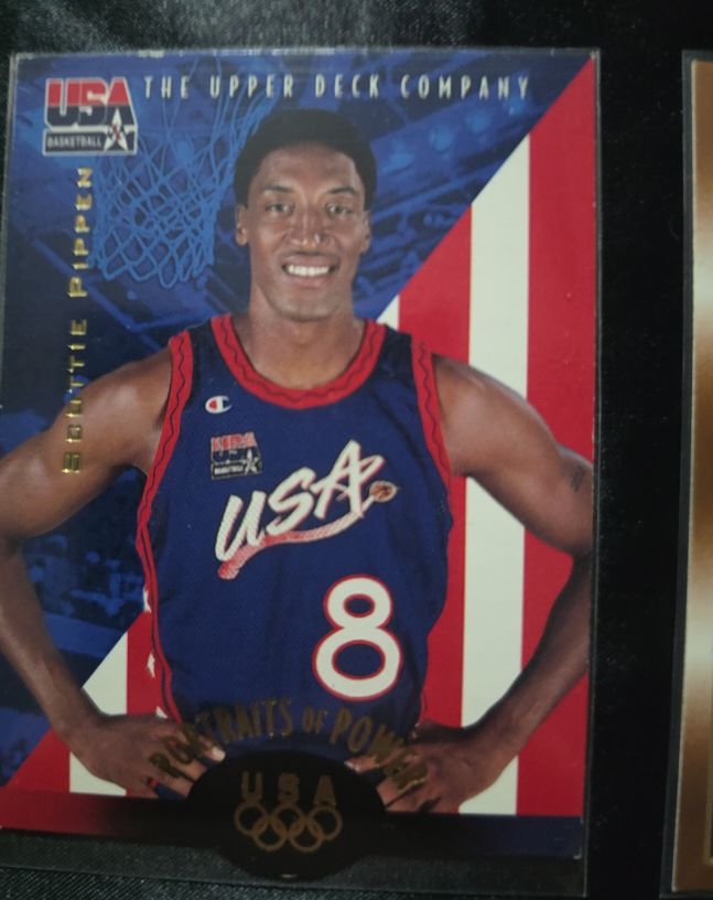 1996 Upper Deck USA Basketball Deluxe Gold Edition #55 Scottie Pippen — front