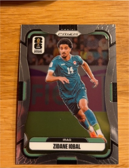 2026 Panini Prizm FIFA World Cup #455 Zidane Iqbal — front
