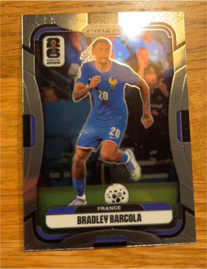 2026 Panini Prizm FIFA World Cup #28 Bradley Barcola — front