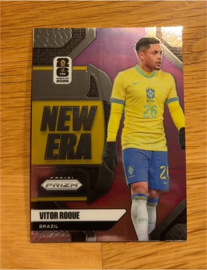 2026 Panini Prizm FIFA World Cup New Era #17 Vitor Roque — front