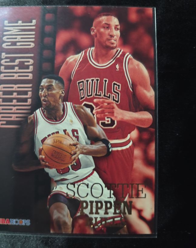 1996-97 SkyBox NBA Hoops #341 Scottie Pippen Career Best Game — front