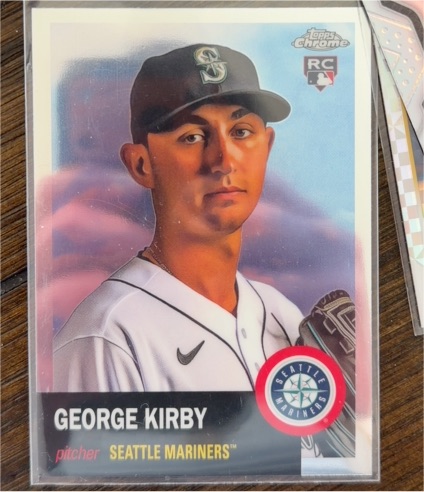 2022 Topps Chrome Platinum Anniversary #460 George Kirby — front