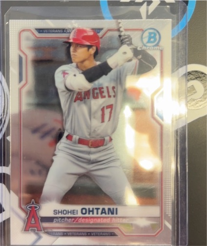 2021 Bowman Chrome #27 Shohei Ohtani — front